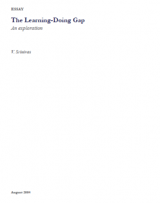 The Learning-Doing Gap<br><small>An exploration</small>