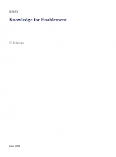 Knowledge for Enablement