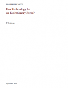 Can Technology be  an Evolutionary Force?