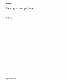 Emergent Competence