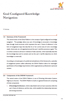 Goal Configured Knowledge Navigation