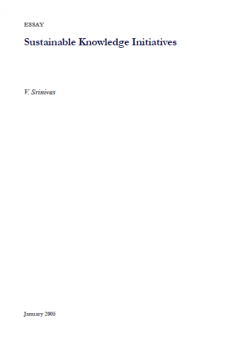 Sustainable Knowledge Initiatives