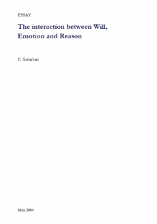The interaction between Will, Emotion and Reason