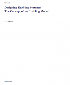 Designing Enabling Systems:  The Concept of an Enabling Model