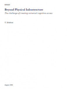 Beyond Physical Infrastructure<br><small>The challenge of creating universal cognitive access</small>