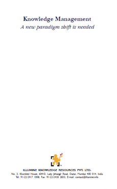 Knowledge Management<br><small>A new paradigm shift is needed</small>