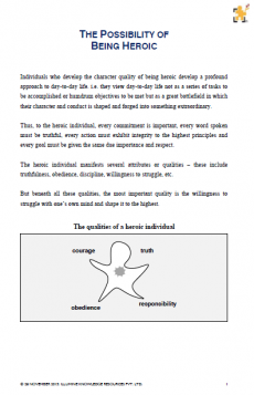 The Possibility of Being Heroic