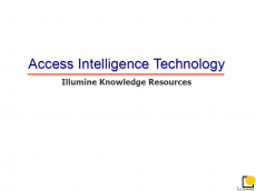 Access Intelligence Technology<br><small>Solution Architecture and component technologies<small>