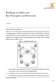 Building an InDoc net: Key Principles and Protocols
