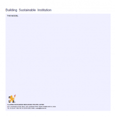 Building Sustainable Institution<br><small>The model</small>