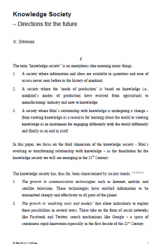 Knowledge Society<br><small>– Directions for the future</small>