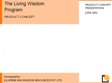 The Living Wisdom Program<br><small>Product Concept</small>