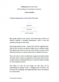 Shifting what we see as real <small>The three pathways to transmuting our consciousness </small>