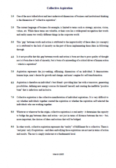 Collective Aspiration